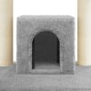 Árvore p/ gatos c/ postes arranhadores sisal 110 cm cinza-claro - Image 7