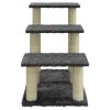 Árvore gatos c/ postes arranhadores sisal 50,5 cm cinza-escuro - Image 6