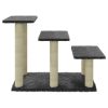 Árvore gatos c/ postes arranhadores sisal 50,5 cm cinza-escuro - Image 7
