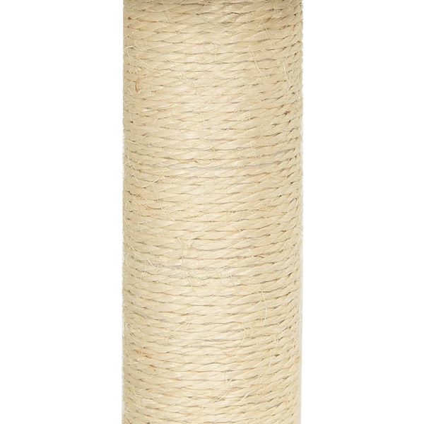 Árvore p/ gatos c/ postes arranhadores sisal 92 cm cinza-escuro - Image 8