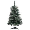 Árvore de Natal artificial c/ suporte 60 cm PVC verde e branco - Image 2