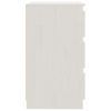 Mesas de cabeceira 2 pcs 60x36x64 cm pinho maciço branco - Image 7