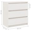 Mesas de cabeceira 2 pcs 60x36x64 cm pinho maciço branco - Image 10