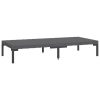 13 pcs conj. lounge jardim c/ almofadões vime PE cinza-escuro - Image 7