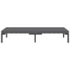 13 pcs conj. lounge jardim c/ almofadões vime PE cinza-escuro - Image 8