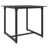 3 pcs conjunto lounge exterior c/ almofadões vime PE cinzento - Image 4