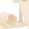 Árvore para gatos com poste arranhador sisal 59 cm cor creme - Image 6