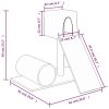 Árvore para gatos com poste arranhador sisal 59 cm cor creme - Image 7