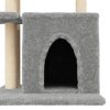 Árvore p/ gatos c/ postes arranhadores sisal 83,5cm cinza-claro - Image 7