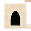Árvore para gatos c/ postes arranhadores sisal 50,5 cm creme - Image 7