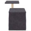 Árvore gatos c/ postes arranhadores sisal 50,5 cm cinza-escuro - Image 5
