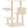 Árvore para gatos c/ postes arranhadores sisal 82,5 cm creme - Image 5