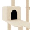 Árvore para gatos c/ postes arranhadores sisal 82,5 cm creme - Image 6
