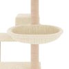 Árvore para gatos c/ postes arranhadores sisal 82,5 cm creme - Image 7