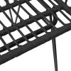 Cadeiras jardim c/ apoio braços 2 pcs 56x64x80 cm vime PE preto - Image 8