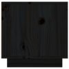 Móvel de TV 156x40x40 cm madeira de pinho maciça preto - Image 8