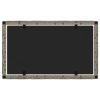 4 pcs conjunto lounge de jardim c/ almofadões vime PE cinzento - Image 5