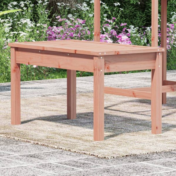Banco de jardim 80x44x45 cm madeira de douglas maciça - Image 3