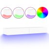 Móvel de TV com luzes LED 120x35x15,5 cm branco - Image 2