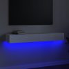 Móvel de TV com luzes LED 120x35x15,5 cm branco - Image 3