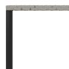 6 pcs conjunto de jantar p/ jardim c/ almofadões vime PE cinza - Image 10
