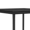 3 pcs conjunto de jantar p/ jardim c/ almofadões vime PE e aço - Image 8