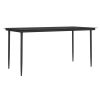 7 pcs conjunto de jantar p/ jardim c/ almofadões vime PE e aço - Image 6