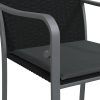 7 pcs conjunto de jantar p/ jardim c/ almofadões vime PE e aço - Image 7