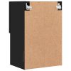 Móveis de TV com luzes LED 2 pcs 40,5x30x60 cm preto - Image 11