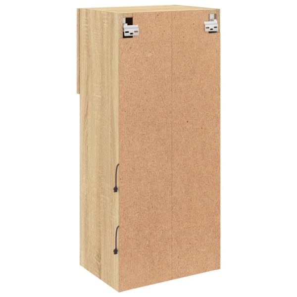 Móveis de TV com luzes LED 2 pcs 40,5x30x90 cm carvalho sonoma - Image 11