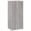 4 pcs móveis de parede p/ TV derivados de madeira cinza sonoma - Image 7