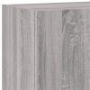4 pcs móveis de parede p/ TV derivados de madeira cinza sonoma - Image 10