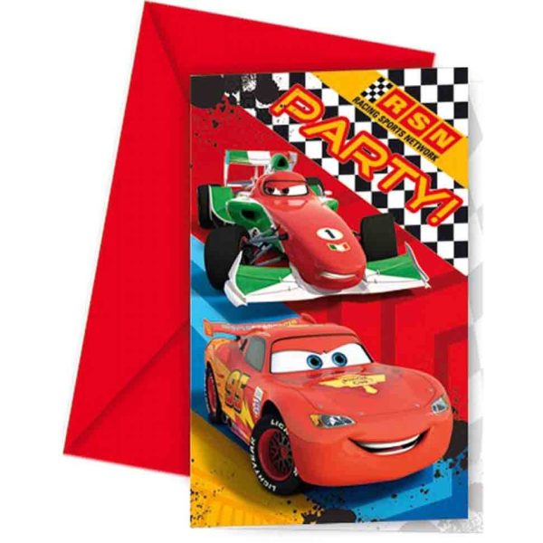 LOTE CUMPLEAÑOS DISNEY CARS 4 PIEZAS +1 DE REGALO - Image 3