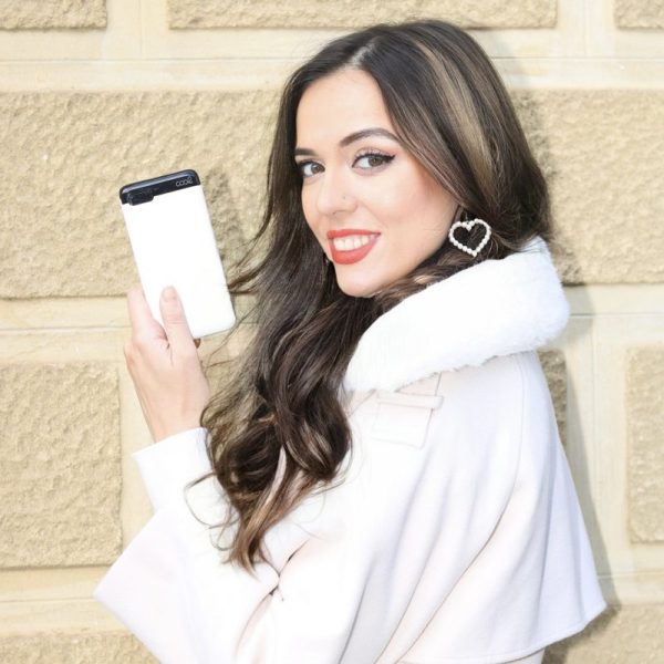 Bateria Externa Universal Power Bank 10.000 mAh (2 x usb / 2A) COOL Slim Blanco - Image 11