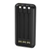 Batería Externa Universal Power Bank 10.000 mAh Carga Rápida 22.5W (3 cables) Negro - Image 4