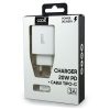 Cargador Red COOL Entrada TIPO-C PD + Cable Tipo C 1,2 metros (20W) - Image 2