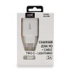 Cargador Red para iPhone COOL Entrada TIPO-C PD + Cable Tipo C - Lightning 1,2 metros (20W) - Image 6