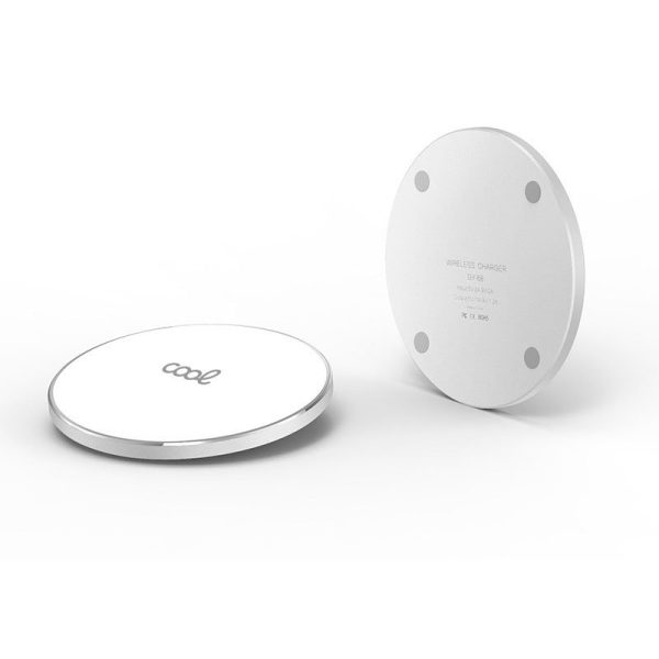 Dock Base Cargador Smartphones Inalámbrico Qi Universal COOL (Carga Rápida) Blanco - Image 5