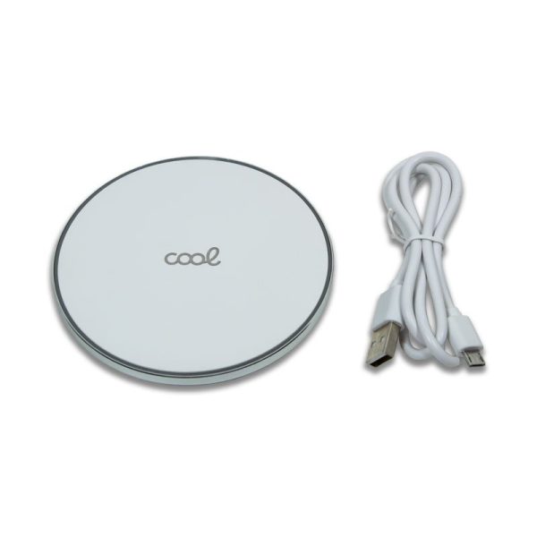 Dock Base Cargador Smartphones Inalámbrico Qi Universal COOL (Carga Rápida) Blanco - Image 6