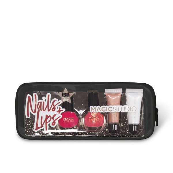 COLORFUL NAILS + LIPS coffret 5 pz