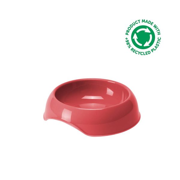 MODERNA RECYCLED COMEDERO GUSTO PERRO Nº1 (CORAL 350 ML ( 17 x 17 x 4.3 CM ))