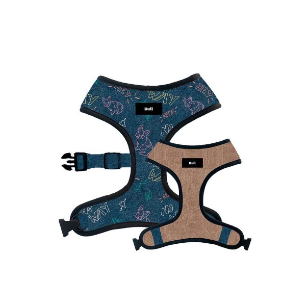 BULL ARNES DUO REVERSIBLE JEANS (T-XS  (CUELLO 27 CM PECHO 30/35CM))