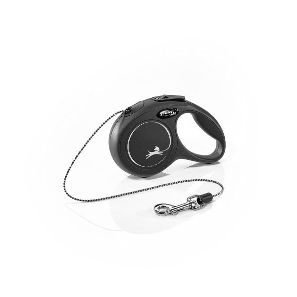 FLEXI CLASSIC CORDON XS (NEGRO 3 METROS 8 KG)