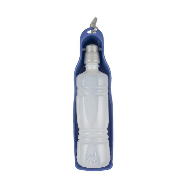 DUVO BEBEDERO DE VIAJE BOTELLA AZUL (500 ML 26 x 8 CM)
