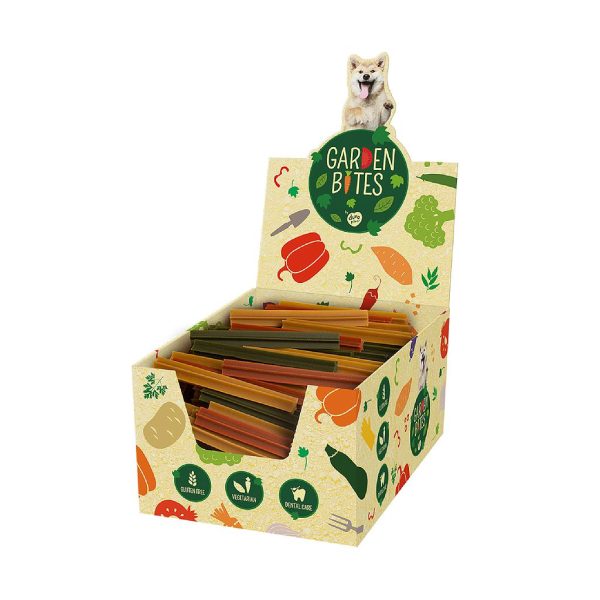DUVO GARDEN BITES VEGGIE DENTAL STICKS (CAJA T-S 13 CM 15 GR ( 216 UNI ))