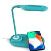 Lámpara LED + Base Carga Inalámbrica Qi COOL Celeste - Image 2