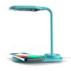 Lámpara LED + Base Carga Inalámbrica Qi COOL Celeste - Image 4