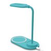 Lámpara LED + Base Carga Inalámbrica Qi COOL Celeste - Image 5