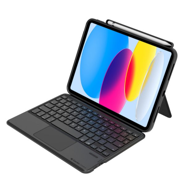 CAPA + TECLADO IPAD 10.9 (2022) CINZA GECKO COVERS