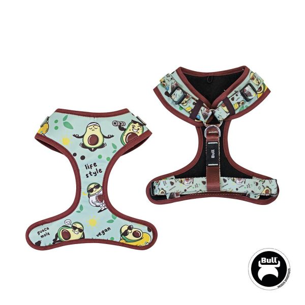 BULL ARNÊS AJUSTÁVEL LIFE STYLE (T-L (PESCOÇO 37-52 CM)(PEITO 48-72 CM))